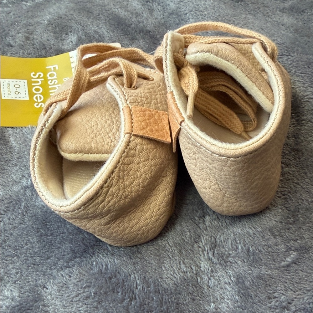 Baby Tan Leather Shoes - Picture 4 of 4